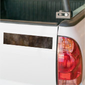 Zwarte en Abstracte Fractal Background Bumperstick Bumpersticker (Op Truck)