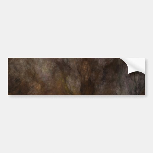 Zwarte en Abstracte Fractal Background Bumperstick Bumpersticker (Voorkant)