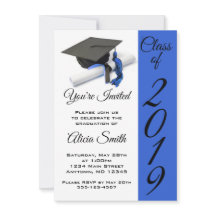 Zwarte en Blauwe Dekkast en Tassel