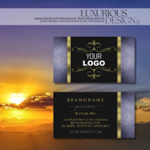 Zwarte en blauwe Glitter Gold Decor Border met Log