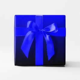 Zwarte en blauwe gradiënt cadeaupapier