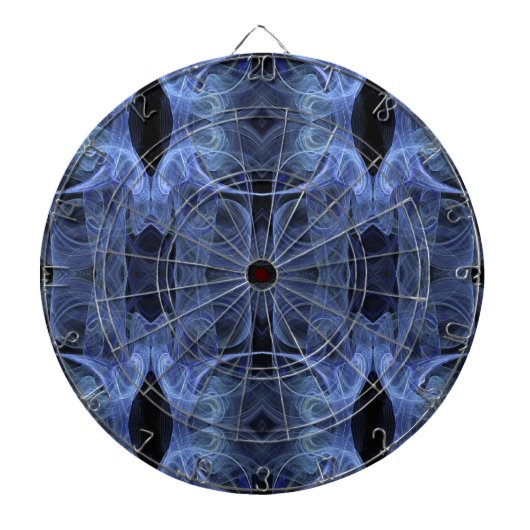 Zwarte en Blauwe Kartonnen Dart Board Dartbord (Voorkant)