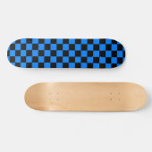 Zwarte en blauwe klankkaart persoonlijk skateboard (Horizontaal)