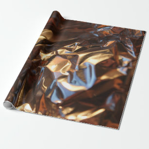 Zwarte en blauwe leren jasje cadeaupapier