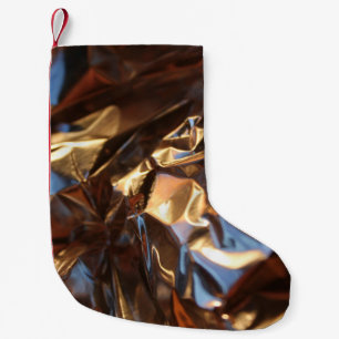 Zwarte en blauwe leren jasje kleine kerstsok