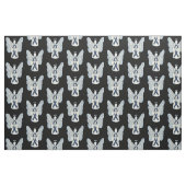 Zwarte en Blauwe Lint Engel Eigen Stoffen (Fat Quarter)