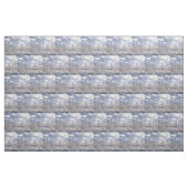 Zwarte en blauwe marmer katoen stof (Fat Quarter)