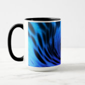 Zwarte en blauwe mok (Links)