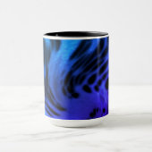 Zwarte en blauwe mok (Midden)