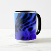 Zwarte en blauwe mok (Voorkant rechts)