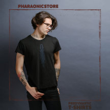 Zwarte en blauwe predynastieke Egyptische krokodil