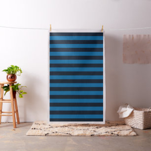 Zwarte en blauwe strepen stof
