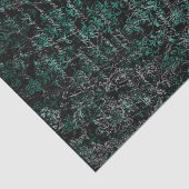 Zwarte en blauwgroen ontkoppeling tissuepapier (Detail)