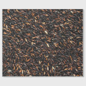 Zwarte en bruine bonen cadeaupapier (Vlak)