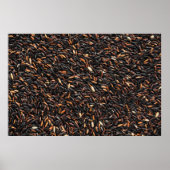 Zwarte en bruine bonen poster (Voorkant)