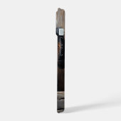 Zwarte en bruine Cavalier puppy iPhone 15 Case (Linkerkant)