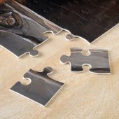 Zwarte en bruine Cavalier puppy Legpuzzel (Zijkant)