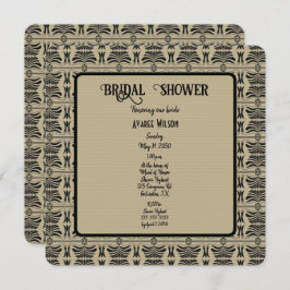 Zwarte en bruine Griekse mediterrane douche Kaart