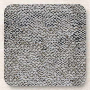 Zwarte en bruine slang drankjes onderzetter