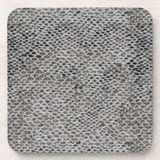 Zwarte en bruine slang drankjes onderzetter (Voorkant)