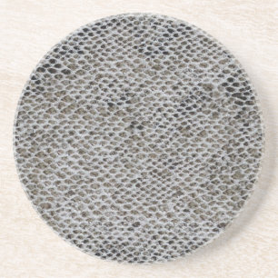 Zwarte en bruine slang zandsteen onderzetter