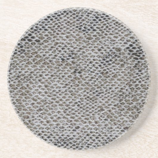 Zwarte en bruine slang zandsteen onderzetter (Voorkant)