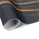 Zwarte en bruine trappen cadeaupapier (Rol Hoek)