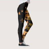 Zwarte en Camo Star Leggings (Rechts)