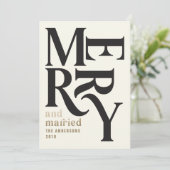 Zwarte en crèmekleurige  kerst aankondiging (Staand voorkant)