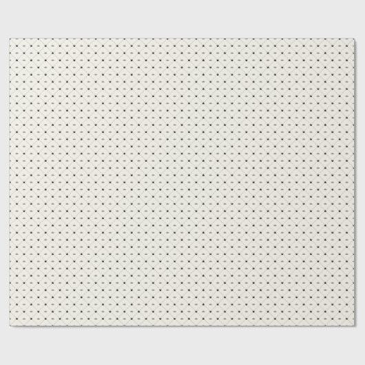 Zwarte en crèmekroon over de gehele afdruk cadeaupapier (Vlak)