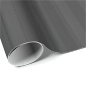 Zwarte en donkergrijze strepen houtextuur cadeaupapier (Rol Hoek)