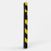 Zwarte en gele Chevron Zigzap Pattern Case-Mate iPhone Case (Achterkant/rechts)