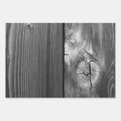 Zwarte en gele Lumberjack check vaders day set Inpakpapier Vel (Voorkant 3)