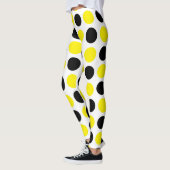 Zwarte en gele pokadots leggings (Links)