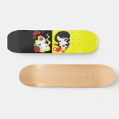 Zwarte en gele skateboard (Horizontaal)