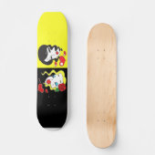 Zwarte en gele skateboard (Voorkant)
