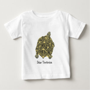 Zwarte en gele Star Tortoise-overhemden