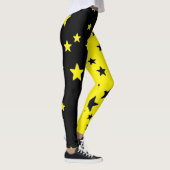 Zwarte en gele ster leggings (Rechts)