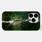 Zwarte en gele tuinspin Case-Mate iPhone case (Achterkant (horizontaal))