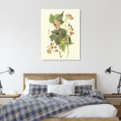 Zwarte en gele Warblers Amerikaanse vogels Canvas Afdruk (Insitu (Slaapkamer))