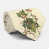 Zwarte en gele Warblers Amerikaanse vogels Stropdas (Opgerold)