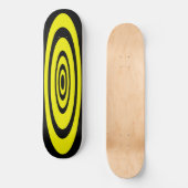 Zwarte en gele Wasp-Surf Persoonlijk Skateboard (Voorkant)