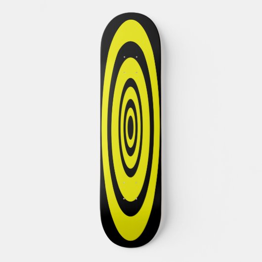 Zwarte en gele Wasp-Surf Persoonlijk Skateboard (Voorkant)