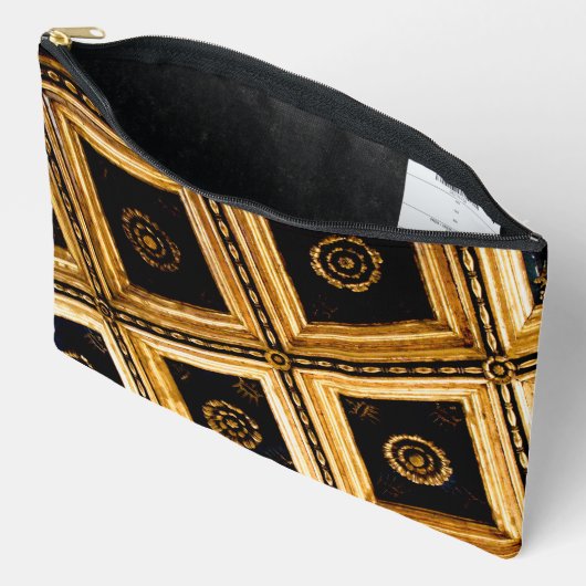 Zwarte en Gold-architectuur Etui (Open)