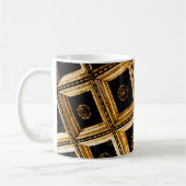 Zwarte en Gold-architectuur Koffiemok (Links)