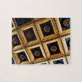 Zwarte en Gold-architectuur Legpuzzel (Horizontaal)