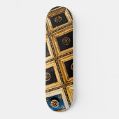 Zwarte en Gold-architectuur Persoonlijk Skateboard (Voorkant)
