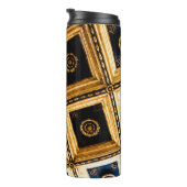 Zwarte en Gold-architectuur Thermosbeker (Geroteerd rechts)