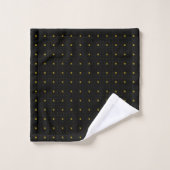 Zwarte en Gold Bathroom-handdoekset Bad Handdoek (Wasdoekje)