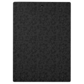 Zwarte en Gold Damask-klembord Klembord (Achterkant)